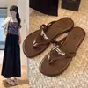 Chanclas de Playa Estilo Vacaciones para Mujer, Novedad Verano 2026 Versión Coreana Ins Sandalias de Playa Versátiles