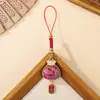 Novo pingente de bolsa de dinheiro em brocado Song estilo chinês, decoração de broche Hanfu, pequeno presente cultural e criativo para áreas cênicas, pingente decorativo finalizado à mão
