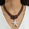 Joyería Yongge: Collar de Declaración con Diseño de Nudo Único, Cadena para Clavícula de Cadena de Serpiente con Cordón, Joyería Sencilla con Colgante
