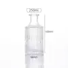 Botella de Aroma Columna Romana de 100ml Rayas Verticales Vidrio Transparente Botella de Aroma Ratán de Mimbre Adornos para el Hogar Botella de Aroma