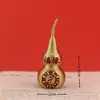 Garrafa Cabaça Cem Bênçãos Canto Noroeste da Cozinha Jarra Cabaça Cem Bênçãos Cobre Puro Ornamento de Cobre para Mesa Doméstica Cabaça de Cobre Latão