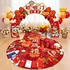 Set de decoración para ceremonia de cumpleaños para niñas y niños en su primer cumpleaños, set completo de accesorios de adivinación y alfombra