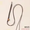 Cordón para Llavero de Nudo de Diamante Tejido a Mano, Producto Semi-Terminado Teñido en Degradado, Cordón Colgante Corto Ajustable, Cordón para Colgar en Bolsas, Venta al por Mayor