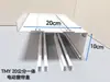 Painel Colmeia de Teto Integrado com Fivela de Alumínio Caixa de Cortina, Conjunto Completo Espessado de Caixa de Cortina com Trilho Único/Duplo para Sala de Estar