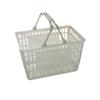 Caja de almacenamiento de escritorio sencilla para dormitorio, cesta para comestibles, cesta para juguetes y refrigerios, color crema, caja de papelería de escritorio