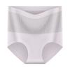 Ropa interior nueva de Saffron de cintura alta para el abdomen, bragas para mujer, transpirables, anti-exposición, realzan los glúteos, antibacterianas, talla grande
