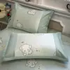 Fundas de almohada de seda helada de verano frescas y sencillas, juego de dos, 48x74 cm, fundas de almohada de ratán helado para uso doméstico, funda interior para núcleo de almohada de niños