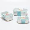 Caixa de Almoço Fresh-Keeping de Aço Inoxidável 304 com Tampa, Tigela Selada Fresh-Keeping, Caixa de Conservação de Alimentos Refrigerados para Geladeira