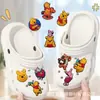 Encantos para Zapatos de Dibujos Animados Winnie the Pooh Accesorios para Zapatos DIY Botones Decorativos Oso Lindo Decoraciones para Zapatos de Jardín