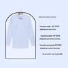 Saco de Poeira Ch Capa de Roupa à Prova de Poeira Espessada Transparente Saco para Terno de Roupa Saco à Prova de Poeira para Casaco Capa de Roupa Pendurável Lote