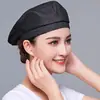 Boina Sombrero Chef Nuevo Estilo Mezclilla Camarero Sombrero de Trabajo Gorra Adelante Boina Catering Mujeres Personalizado