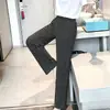 Nuevos pantalones de pijama de casa a rayas para mujer, pantalones cálidos de otoño forrados de forro polar para caminar al aire libre, pantalones largos casuales de terciopelo alemán para casa, pijamas