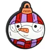 Serie Navideña Dibujos Animados Transfronterizos Cuentas Focales Cuentas de Goma Blanda Cuentas Sueltas Accesorios para Joyería Accesorios DIY