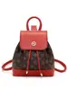 Mochila pequeña estampada de moda estilo retro universitario para mujer, nuevo modelo 2026, mochila de gran capacidad para viajes y uso diario