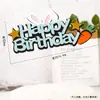 Pastel de Cumpleaños Decoración Dios Masculino Tarjeta de Diosa para Pastel de Cumpleaños Tarjeta de Cumpleaños con Orejas de Conejo Pastel de Cumpleaños del Principito