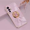 Para VIVO X70 Capa de Telefone X60Pro / X50 / X60 / X30 Anel Spaceman Capa Protetora de Silicone Galvanizado