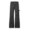 Jeans de trabajo de nicho con diseño retro americano para hombres y mujeres, nuevo estilo de verano, pantalones rectos holgados y versátiles para la calle