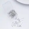 Agulhas Metálicas em Forma de T para Perucas da Amazon, Agulhas para Fixação de Extensões de Cabelo, Agulhas Galvanizadas em Forma de T, Agulhas de Posicionamento em Forma de T, Agulhas de Modelagem, Embalado em Caixa