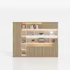 Escritorio de gerente individual, diseño simple y moderno, adecuado para uso en oficina, escritorio y silla de gerente pequeños