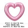 Ramo de Amor Transfronterizo Día de San Valentín Globos de Papel de Aluminio Cumpleaños Boda Fiesta Decoración de Comercio Exterior Set Flotante de Helio