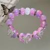 Pulseira de Borboleta Mais Vendida, Estilo Menina, Temperamento Dançante de Borboleta Simples, Design Floresta, Presente de Pulseira para Melhor Amiga/Casal