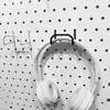 Suporte para iPad Painel Perfurado Suporte em Forma de U Cabide para Headset de Jogo Prateleira de Armazenamento de Metal Gancho para Teclado Acessórios para Painel Perfurado