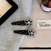Horquilla de Flor con Pedrería de Lunares para Mujer, Pinza Lateral para el Cabello, Pinza para el Flequillo, Accesorio para el Cabello, Nuevo Estilo Coreano 2025