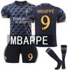 2425 Nueva camiseta del Real Madrid Mbappé n.º. Uniforme de fútbol 9, temporada 2223, traje 24-25, uniforme de Mu Huang, comercio exterior