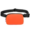 Cross-border Novo Lulu bolso Nylon impermeável saco peito ao ar livre esportes correndo saco de telefone móvel All-match Crossbody Bag para homens e mulheres