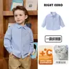 Camisa de Manga Larga para Niños Casual Otoño Nueva Ropa Infantil Camiseta para Niños Pequeños Top Estilo Moderno Primavera y Otoño