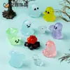 Novidade Transfronteiriça Halloween Fantasma Luminoso Boneca Fofa Acessórios de Decoração DIY Pequenos Enfeites para Carro Desktop