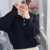 Nuevo Suéter de Punto Holgado Estilo Coreano Otoño/Invierno 2026 con Cuello Grande, Jersey Casual para Mujer