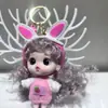 Chaveiro de Boneca Barbie Princesa Olhos de Estrela Articulada Desenho Animado Pingente Exquisito para Bolsa de Brinquedo de Menina
