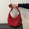 Bolso Bandolera para Mujer Estilo Bollo Gran Capacidad Bolso de Viaje 2026 Nuevo Pana Estilo Japonés Casual Versátil Bolso de Hombro