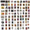 100 Peças Estilo Guns N' Roses 2. Rocha. Adesivos de Graffiti em PVC. Adesivos Impermeáveis para Caderno de Guitarra DIY