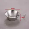 Tazón Coreano de Acero Inoxidable 304 para Vino de Arroz, Tazón para Arroz, Tazón para Vino de Arroz con Asa, Tazón Especial para Vino Caliente y Frío para Restaurantes, Tazón para Cocinar