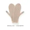 Guantes de punto de cachemira de un dedo, diseño unisex, con patrón texturizado, cálidos, a prueba de viento y compatibles con pantalla táctil, longitud extendida