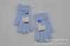 Guantes Gruesos de Punto Forrados de Lana Cálida de Invierno para Niños de 5 a 11 Años, Lindos Guantes de Jacquard de Pato de Piel de Visón de Cristal