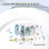 Nuevos Accesorios de Aleación para Uñas Estilo Verano Océano Delfín Sirena Palmera Varios Accesorios Tridimensionales Estilo Playa Venta al por Mayor