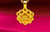 Colar com pingente de lótus feminino Shajin do Vietnã atacado flores femininas atacado