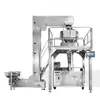 Máquina envasadora personalizada de tres estaciones con medición automática para alimentos de ginseng y ginseng americano, fabricante de equipos de máquina envasadora cuantitativa de gránulos