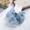 Goma para el pelo de malla con lunares, estilo suave y tacto de alta gama, accesorio de tela para moño, cola de caballo y coleta para mujer