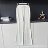 Pantalones de Yoga Acampanados de Cintura Alta con Cordón Exclusivos Lulu Bling para Mujer, Pantalones Deportivos Casuales Transpirables de Verano Ligeramente Acampanados