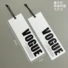 Etiquetas de Pendurar Longas Resistentes a Rasgos para Roupas Femininas, Etiquetas de Pendurar de Plástico PVC, Etiquetas com Logo