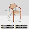 Silla de Comedor Estilo Vintage, Silla con Respaldo Estilo Francés para Uso Doméstico, Silla Retro Minimalista, Silla de Pino con Respaldo Estilo Francés para Casa de Huéspedes