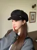 Gorra Octagonal de Lana para Mujer Otoño Invierno Retro Gorra de Periodista Hace que la Cara se Vea Más Pequeña Versátil Estilo Británico Plana Gorra de Pintor En Stock Venta al por Mayor
