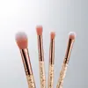Brocha de Maquillaje para Ojos Personalizada Suministro Transfronterizo Set de Brochas para Sombras de Ojos con Purpurina Naranja Herramienta de Belleza Portátil Gracedo