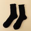 Calcetines de Terciopelo Coral para Mujer Transfronterizos Tipo Alfombra Más Calcetines de Terciopelo Invierno Color Sólido Gruesos para Piso Dormir Felpa