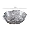 Nueva mesa de centro transparente de plástico para sala de estar, bandeja de frutas, bandeja de exhibición de bocadillos de alta estética, bandeja de almacenamiento para mesa de comedor