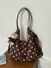 2026 Nuevo Bolso de Hombro y Axila de Lunares Simple y Versátil para Mujer, Simple y Elegante, Bolso Cruzado Casual con Estilo